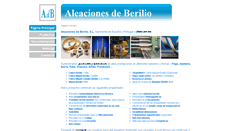 Desktop Screenshot of aleacionesdeberilio.com
